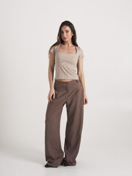 [01196] Remera Escote Cuadrado Morley Cotton