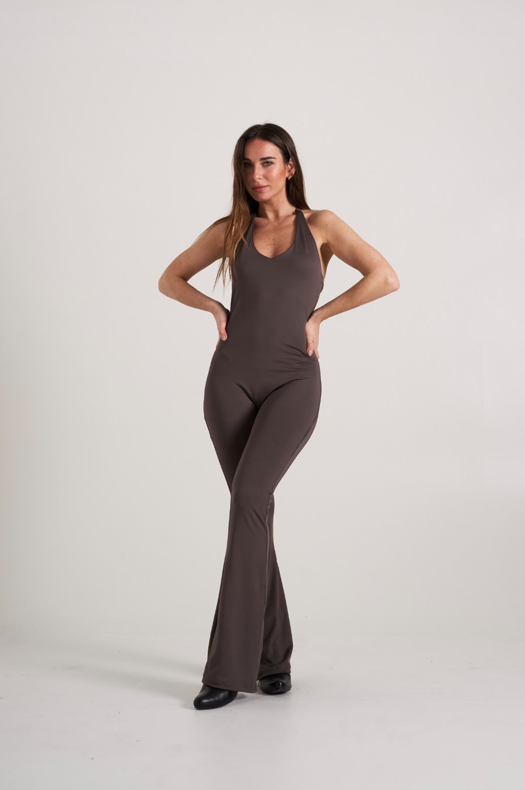 [06131] Catsuit Marilyn c/Tiras y Terminales Microfibra
